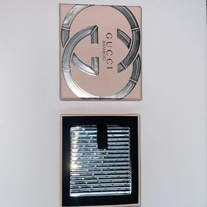 LIMITED EDITION Gucci Bamboo Steel Pocket Mirror